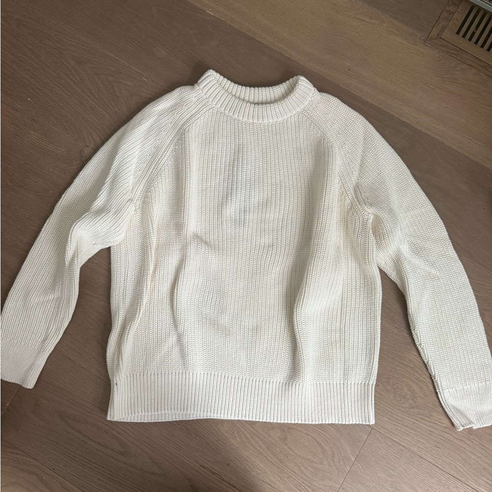 Jenni Kayne Cream Cowl Neck Sweater